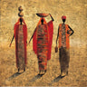 Figurative canvas art print titled Evening Ritual by Rauscher Michel, featuring a serene evening scene, from Feeling at Home.