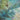 Abstract aqua explosion canvas art print by Feeling at Home, featuring vibrant blue and green watercolor design.