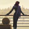 Feeling at Home Port of Call travel canvas art print by Lynch Brent, featuring a scenic coastal landscape in soft hues.