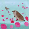Feeling at Home canvas art print featuring a wren bird among animals, showcasing detailed wildlife artwork by Black Ailsa.