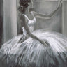 Ballerina Nature canvas art print by Bowman Hazel featuring a graceful ballerina in nature, displayed on a neutral background.