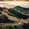 Feeling at Home art print of the Great Wall of China landscape by Reichelt Dieter, featuring detailed canvas artwork.