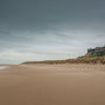 Canvas Art Print Bamburgh Castle, Northumberland coast line Photography subject by Babette Fine Art Print quality 