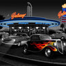 Canvas Art Print Galaxy Diner Pop Culture subject by Kostka Vladimir Fine Art Print quality 