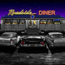 Canvas Art Print Roadside Diner Pop Culture subject by Milani Fine Art Print quality 