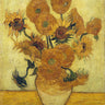 Canvas Art Print Vase with Fifteen Sunflowers, 1889 Museum subject by Bluebird Barn Fine Art Print quality 