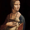 Canvas Art Print Portrait of Cecilia Gallerani - Lady with an Ermine World Culture subject by Friedrich Caspar David Fine Art Print quality 