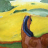 Canvas Art Print Horse in the Landscape Abstract subject by Modigliani Amedeo Fine Art Print quality 