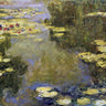 Canvas Art Print Water Lily Pond - Le Bassin aux nympheas Coastal subject by NASA Fine Art Print quality 