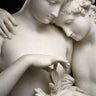 Canvas Art Print Cupid and Psyche - Detail Photography subject by Da Vinci Leonardo Fine Art Print quality 