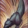 Canvas Art Print Stalking Panther, 1934 Museum subject by Gilman Harold Fine Art Print quality 