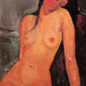 Canvas Art Print The Seated Nude Museum subject by Monet Claude Fine Art Print quality 