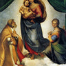 Canvas Art Print Sistine Madonna Museum subject by Salvi Giovanni Battista Fine Art Print quality 