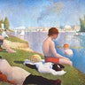 Canvas Art Print Bathing At Asnieres Museum subject by Turkey Abdullah Bokhari Fine Art Print quality 