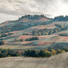 Feeling at Home landscape canvas art print featuring rolling hills and golden fields by Aslankara Murat