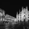 Canvas Art Print Milan By Night Photography subject by Pictufy Fine Art Print quality 