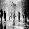 Canvas Art Print Street Dance fountain with jets Photography subject by Pictufy Fine Art Print quality 