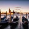 Early morning in Venice coastal canvas art print by Tjandra C.S. featuring a serene Venetian canal scene for home decor.