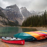 Canvas Art Print Canoes Ready To Go Photography subject by Skellern Sue Fine Art Print quality 