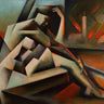 Feeling at Home art print titled "The Widow of Aleppo" by Willers Heike, depicting a detailed canvas scene.
