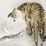 Canvas Art Print Roaring Tiger Nature subject by Monet Claude Fine Art Print quality 