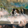 Canvas Art Print Ballet At the Paris Opera Music-Dance subject by Kuryliuk Mykola Fine Art Print quality 