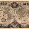 Canvas Art Print Novus tutius terrarum, 1630 Museum subject by Hibberd Randy Fine Art Print quality 
