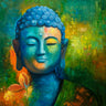Canvas Art Print Blissful buddha Figurative subject by Jardine Liz Fine Art Print quality 