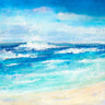 Canvas Art Print Sand, Water, Sky Coastal subject by Hochstatter Kelsey Fine Art Print quality 