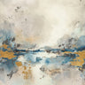 Feeling at Home abstract canvas art print by Stevenson Sarah, featuring soft early light and modern abstract design.
