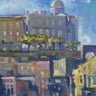 Canvas Art Print Dome in old town Cagliari Architecture subject by Anonymous Fine Art Print quality 