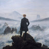 Canvas Art Print Wanderer Above the Sea of Fog Museum subject by Monet Claude Fine Art Print quality 