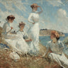 Canvas Art Print Summer Figurative subject by Koson Ohara Fine Art Print quality 