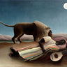 Canvas Art Print Sleeping Gypsy Nature subject by Toulouse-Lautrec Henri Fine Art Print quality 