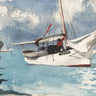 Canvas Art Print Fishing Boats, Key West Coastal subject by Velazquez Diego Fine Art Print quality 
