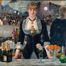 Feeling at home Van Gogh Bar in the Folies Bergère figurative canvas art print featuring vibrant colors and detailed brushwork.
