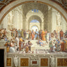 Canvas Art Print School of Athens, classical studies Figurative subject by Klee Paul Fine Art Print quality 