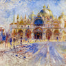 Canvas Art Print Piazza San Marco, Venice Architecture subject by Da Vinci Leonardo Fine Art Print quality 
