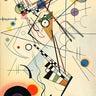 Canvas Art Print Composition 8 Abstract subject by Clement Diane Fine Art Print quality 