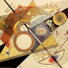 Canvas Art Print Line and circle untitled 1922 Abstract subject by Monet Claude Fine Art Print quality 