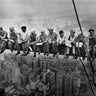 Canvas Art Print Lunch top Skyscraper workplace safety Photography subject by Modigliani Amedeo Fine Art Print quality 