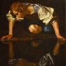 Narcissus 1597 Museum Canvas art print by Caravaggio, Feeling at home