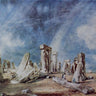 Canvas Art Print Stonehenge 1835 Museum subject by Caillebotte Gustave Fine Art Print quality 