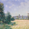 Sahurs Meadows in Morning Sun 1894 museum canvas art print by Sisley Alfred, Feeling at home