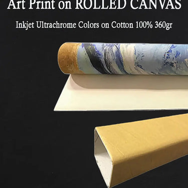 Art print on rolled canvas, floral,vertical,putman tammy,post-impressionism,gray,blue,black,green,
